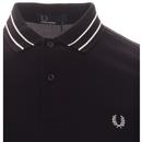 FRED PERRY Tramline Tipped Mod Pique Polo Shirt