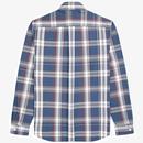 FRED PERRY Men's Retro Mod Twill Check Shirt MB