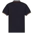 FRED PERRY M3600 Mens Twin Tipped Pique Polo N/C/M