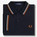 FRED PERRY M3600 Mod Twin Tipped Polo Shirt N/E/NF