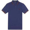 FRED PERRY Men's M3600 Twin Tipped Polo PACIFIC