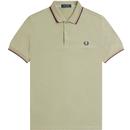 FRED PERRY M3600 Mod Twin Tipped Polo Shirt S/R/N