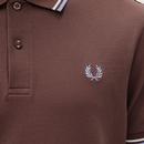 FRED PERRY M3600 Mod Twin Tipped Polo Shirt (CB/E)