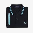 FRED PERRY M3600 Mod Twin Tipped Polo Shirt (N/MB)