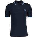 FRED PERRY M3600 Mod Twin Tipped Polo Shirt N/B/T