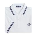 FRED PERRY M3600 Mod Twin Tipped Polo Shirt W/FN