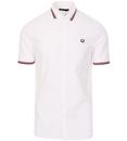 FRED PERRY Twin Tipped Waffle Texture S/S Shirt