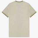 FRED PERRY M1588 Mod Twin Tipped T-Shirt O/H/WB