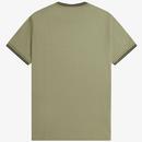 FRED PERRY M1588 Mod Twin Tipped T-Shirt (OM/NG)