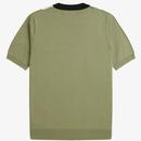 Fred Perry Vertical Stripe 60s Knitted T-shirt OM