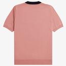 Fred Perry Vertical Stripe 60s Knitted T-shirt PP