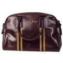 FRED PERRY Retro Refined Webbing Grip Bag - Port