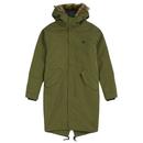 FRED PERRY Mod Zip In Liner Parka (British Olive)