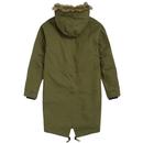 FRED PERRY Mod Zip In Liner Parka (British Olive)