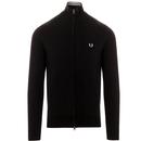 FRED PERRY Knitted Zip Through Tipped Track Top