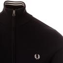 FRED PERRY Knitted Zip Through Tipped Track Top
