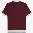 Fred Perry Contrast Tipped Knitted Polo Shirt O