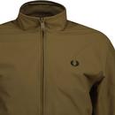 Brentham Fred Perry Retro Sports Jacket Stone