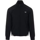 fred perry mens brentham twin tipped harrington sports zip jacket navy