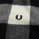 FRED PERRY Made in Scotland Mod Gingham Scarf SW/B