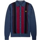FRED PERRY K9545 60s Mod Colour Block Knitted Polo