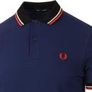 FRED PERRY Mod Twin Tipped Contrast Trim Polo (MB)