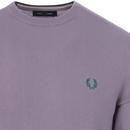 FRED PERRY Mod Crew Neck Jumper (Lavender Ash)