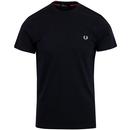 FRED PERRY Men's Retro Classic Crew Neck T-Shirt N