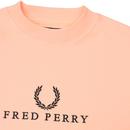 FRED PERRY Womens Retro Embroidered Logo Sweater