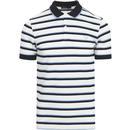 FRED PERRY Fine Stripe Retro Mod Pique Polo Shirt