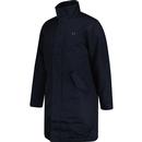 Fred Perry Mod Revival  Funnel Neck Parka Navy