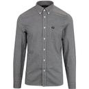FRED PERRY Mod Button Down Gingham Check Shirt