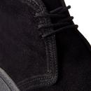 Hawley FRED PERRY Mod Crepe Desert Boots - Black