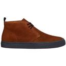 Hawley FRED PERRY Mod Crepe Desert Boots - Ginger
