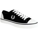 Hughes FRED PERRY Retro Low Suede Trainers (Black)