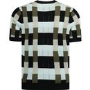 FRED PERRY Mod Check Jacquard Knitted T-shirt