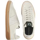 FRED PERRY B3 Leather/Suede Retro Tennis Trainers