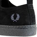 Linden FRED PERRY Retro Mod Suede Shoes - Black