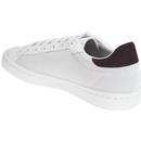 FRED PERRY Lawn Leather/Mesh Retro Trainers (W/B)