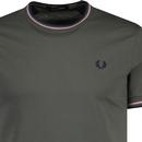 FRED PERRY M1588 Mod Twin Tipped T-Shirt  (FG/DP)