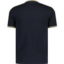 FRED PERRY M1588 Mod Twin Tipped T-Shirt Navy