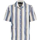 Fred Perry Ombre Stripe Revere Collar S/S Shirt SC