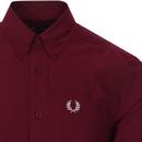 FRED PERRY Retro Mod Button Down Oxford Shirt (P)