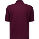 Fred Perry Panelled Button Through Polo Shirt (O)