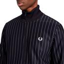 FRED PERRY Men's Retro 90s Pinstripe Track Jacket
