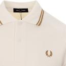 FRED PERRY Tipped Double Faced Cotton Pique Polo