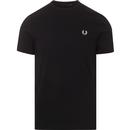 FRED PERRY M3519 Retro Classic Ringer Tee (Navy)