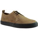 Linden FRED PERRY Retro Mod Suede Shoes - Almond