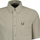 Fred Perry Mod Button Down S/S Oxford Shirt (WG)