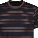 Fred Perry Retro Sport Fine Stripe T-shirt (N/B)